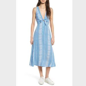 Lush Tie Front Dress